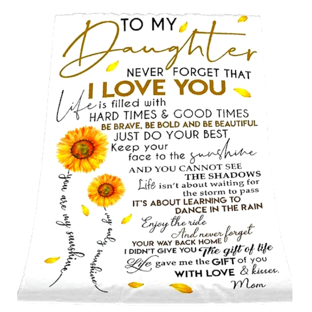 Sunflower to my Daughter Blanket ♡